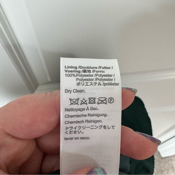 Madewell Assembly A-Line Skirt Size 4 Wool Blend Dark Green Lined Fall Winter - Picture 16 of 16